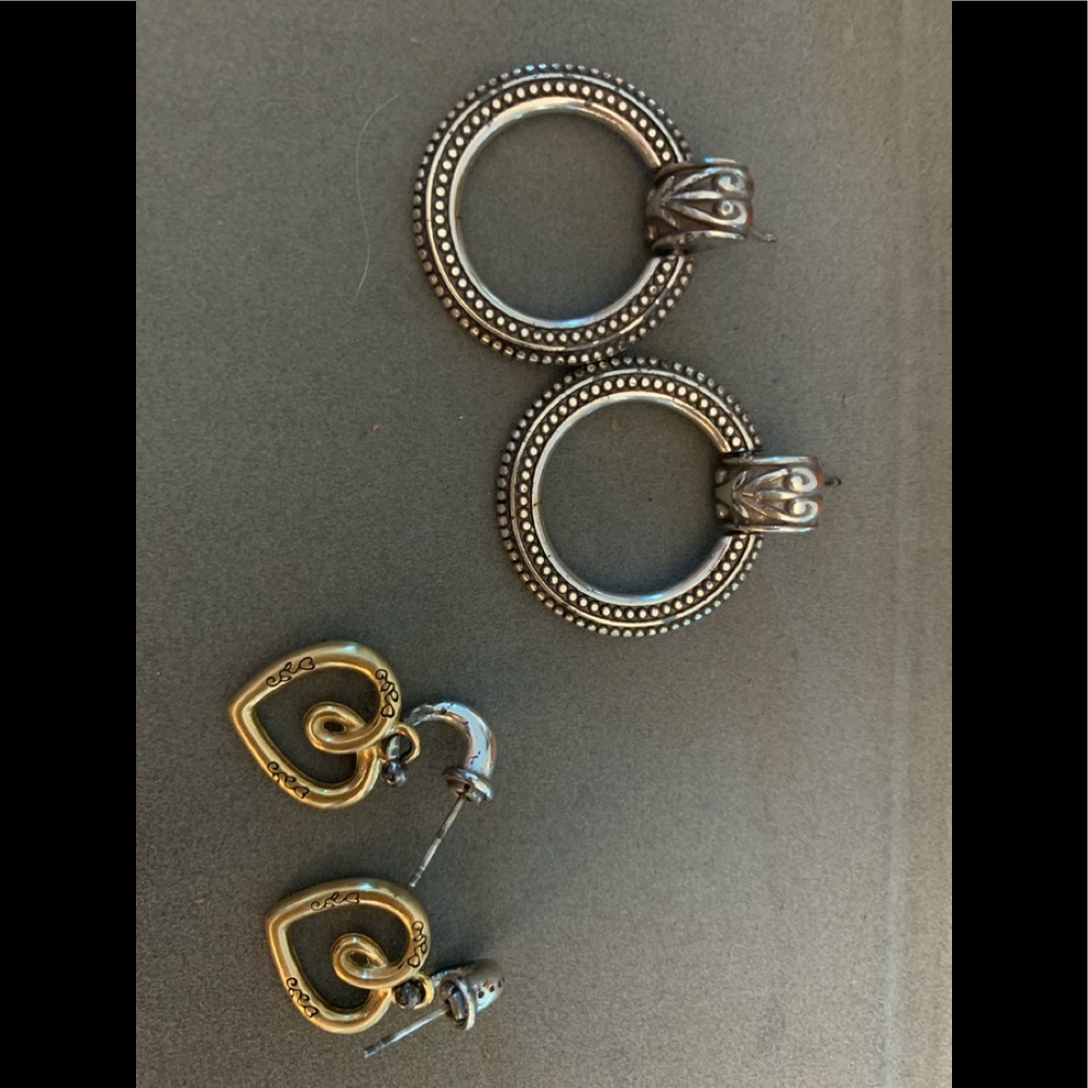 Three pair Brighton earrings